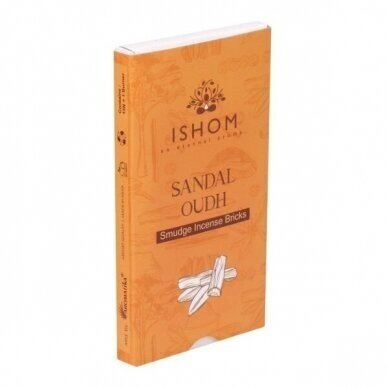 Ishom Sandal Oudh smilkalų plytelės 1